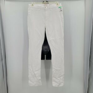 Jen 7 by 7 for All Mankind Slim Straight Jeans Mid Rise Button & Zip Fly SZ 12